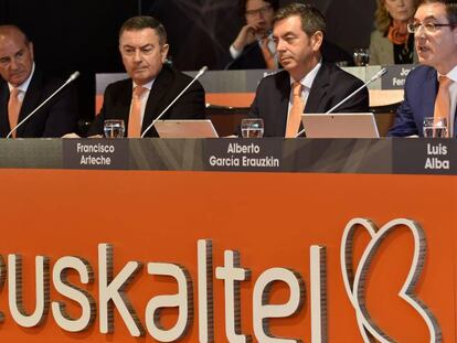 Junta General de Accionistas de Euskaltel, el pasado abril.