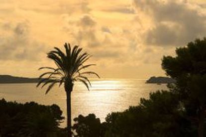 Vista del mar desde el Hotel ME Ibiza.