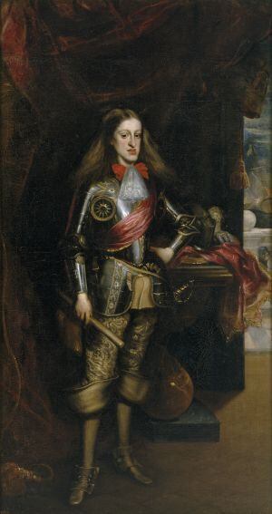 Juan Carreño de Miranda, Carlos II, con armadura, 1681.