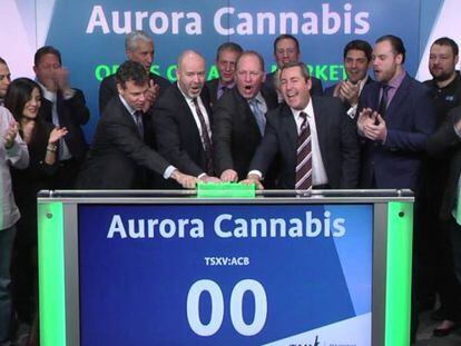 Aurora lanza una opa para convertirse en el vendedor de marihuana legal más grande del mundo