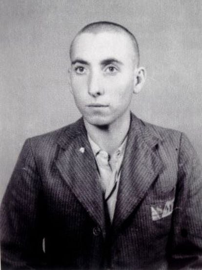 José Alcubierre, fotografiado por las SS.