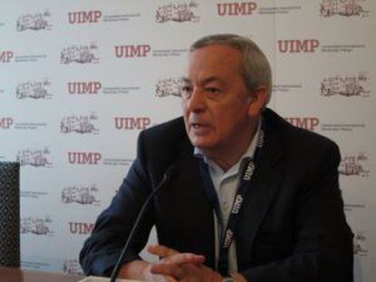 Carlos Solchaga (PSOE) en la UIMP.