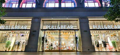 Una tienda de Pull & Bear en Shanghai.