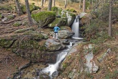 Cascadas del arroyo de la Navazuela, en el valle de la Fuenfría.