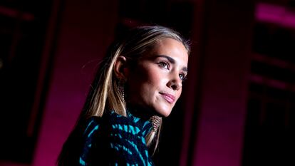 Maria Pombo, en la Cibeles Fashion Week Madrid, en enero de 2020.
