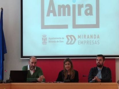 Presentación del proyecto Amira en Miranda de Ebro (Burgos).