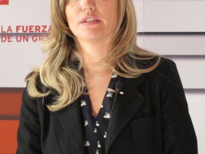 Pilar Alegr&iacute;a, cabeza de lista del PSOE por Zaragoza.