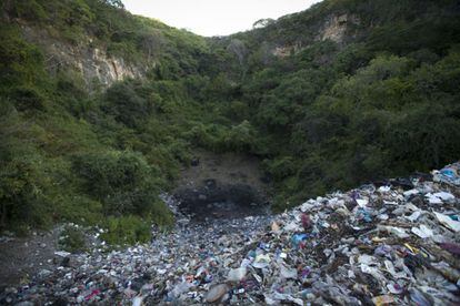 Vista del basurero municipal de Cocula, Guerrero.