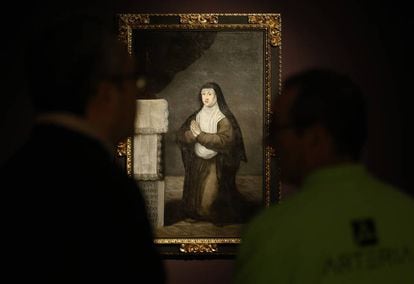 'Sor Margarita de la Cruz', siglo XVIII, de Matías de Torres, perteneciente a las Descalzas.