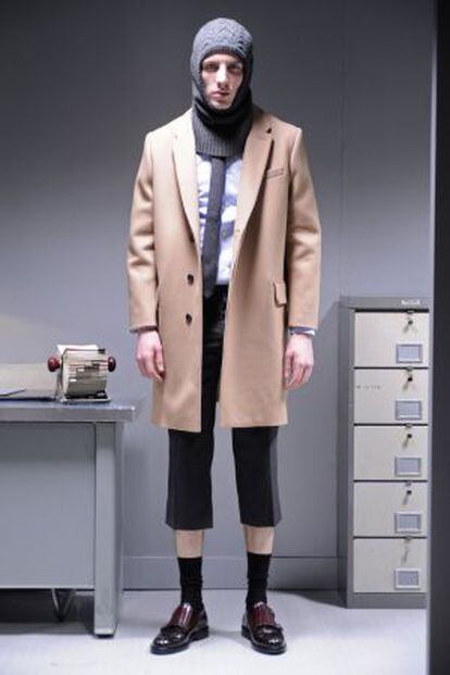 Propuesta de moda masculina de Carven para otoño-invierno 2013.