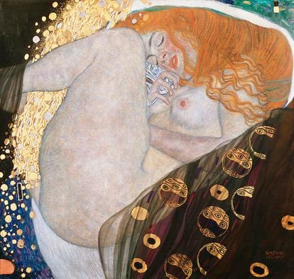 Danae, de Gustav Klimt.