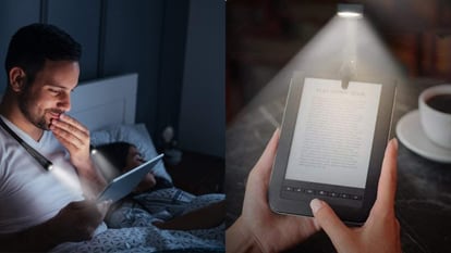 16 LED de protección ocular individuales recargable por USB perfecto para leer en la cama Luz de lectura con clip LED lámpara de lectura con control táctil liso luz de libro 3 niveles de brillo 