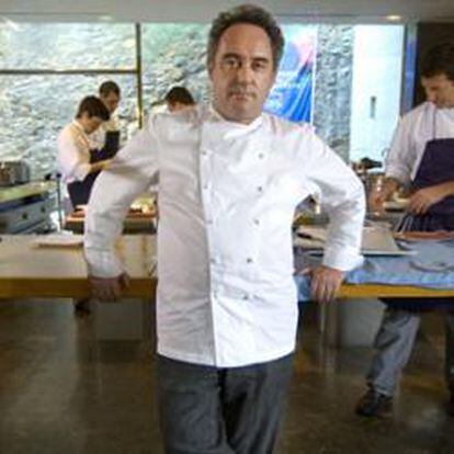 Ferran Adriá, en la cocina de elBulli.
