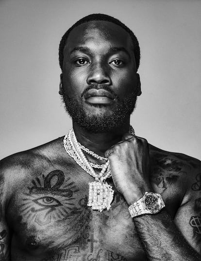 Meek Mill, en 2018, luce una cantidad descabellada de diamantes.