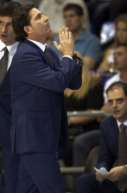 El entrenador del Barcelona, Xavi Pascual.