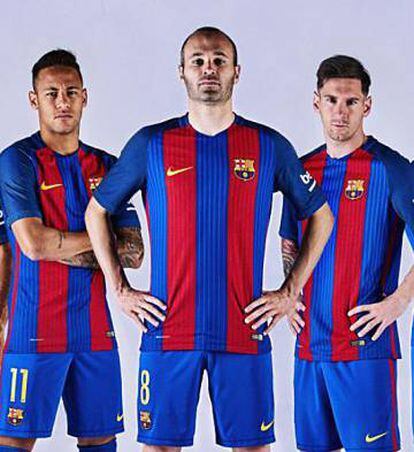 La nova samarreta del Barça.