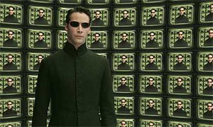 Keanu Reeves, en una escena de 'The Matrix reloaded'.