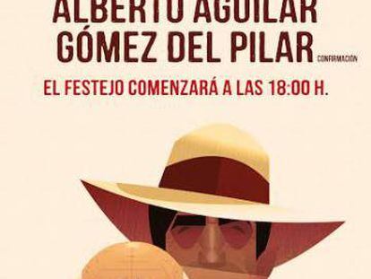 Original cartel para la vuelta de los toros de Victorino Martín a Las Ventas