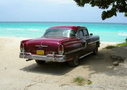 Vista de una playa cubana.