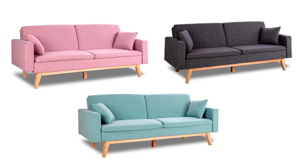 El sofá más vendido en Amazon un modelo de tres plazas, disponible en