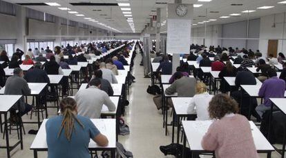 Examen de la oposici&oacute;n para conductores de Metro de Madrid. 