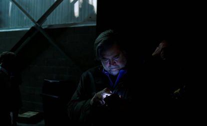 El director de la campaña de Trump, Steve Bannon.