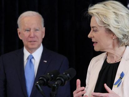 Ursula von der Leyen, Joe Biden