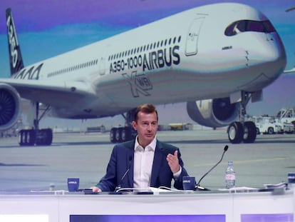 El presidente de la rama comercial de Airbus, Guillaume Faury.