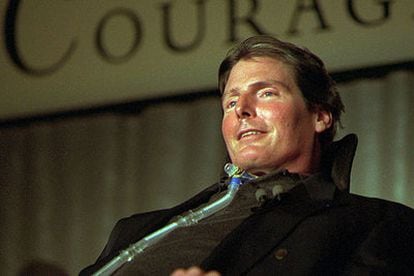 Christopher Reeve, fotografiado en 1996.