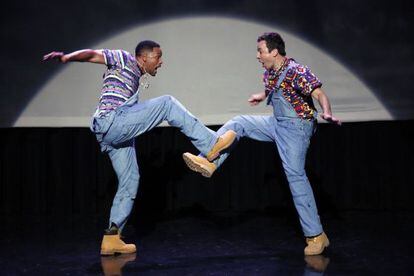 Jimmy Fallon y Will Smith bailan hip hop en &#039;The Tonight Show&#039;.