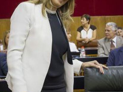 La candidata a la presidenta de Andaluc&iacute;a, Susana D&iacute;az.
