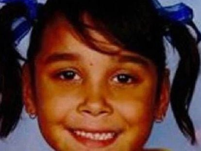 Layla Leisha, con siete años, poco antes de desaparecer en 2014.