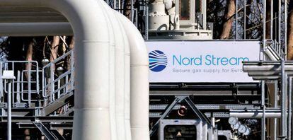 Vista de las instalaciones del gasoducto Nord Stream.