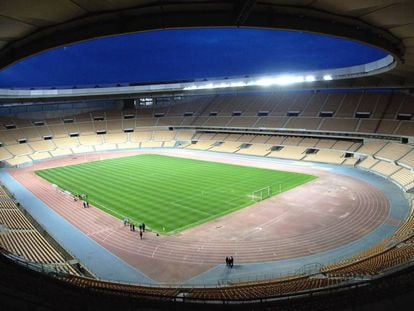 Imagen del estadio de La Cartuja de Sevilla. 