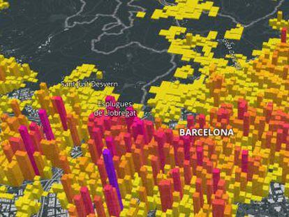 L Institut Cartogràfic posa sobre un mapa interactiu el detall de la població de Catalunya