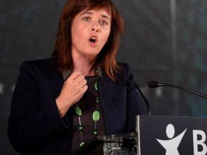 Catarina Martins, l&iacute;der del Bloco de Esquerda.
