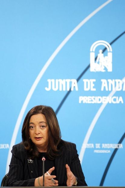 La consejera de Presidencia de la Junta, Mar Moreno.