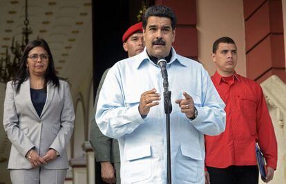 El presidente Maduro, el mi&eacute;rcoles en Caracas.