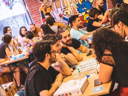 Local de juegos de mesa 'Six board games café', en Madrid.