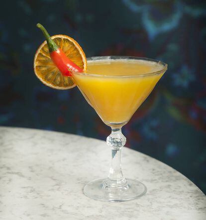 El Flu Fighter Martini, cóctel sin alcohol del bar Redemption de Londres.