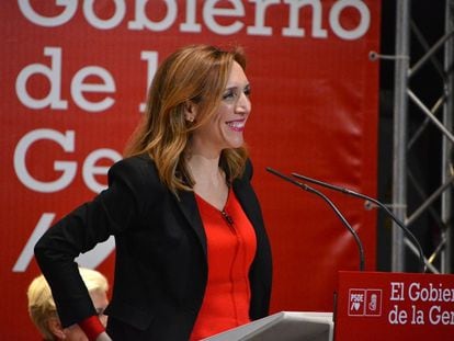 La candidata del PSOE a la Alcaldía de Alcorcón, Candelaria Testa en una imagen del 30 de mayo.