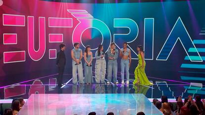 Un moment de la dotzena gala del programa de TV3 'Eufòria', on es van escollir els tres finalistes.