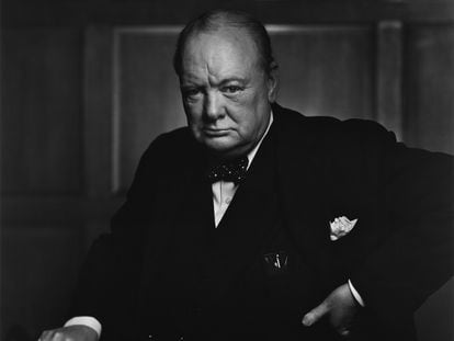 'El león rugiente', el retrato de Winston Churchill que fue robado en un hotel de Canadá.