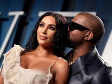 Kim Kardashian y Kanye West.