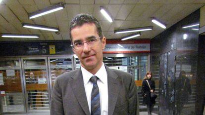 Carlos Koplowitz, tras ser reconocido como hijo del empresario, el 18 de diciembre de 2012 en los juzgados de Madrid.