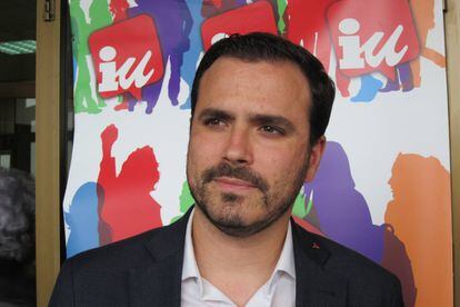 Alberto Garzón, coordinador federal de IU.