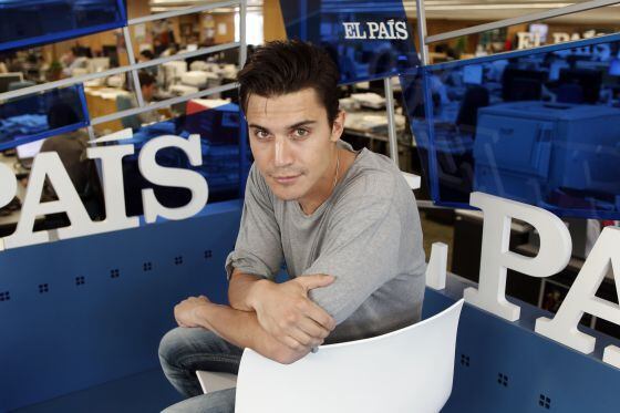 El actor Alex González en entrevista digital en EL PAÍS.