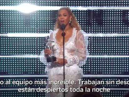 Beyoncé arrasa en los premios MTV