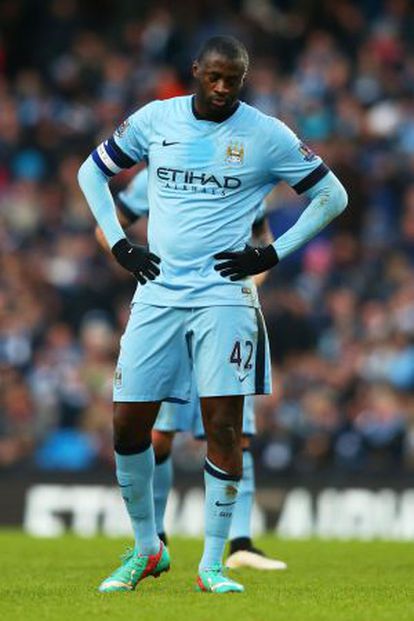Yaya Touré, jugador musulmán del Manchester City.