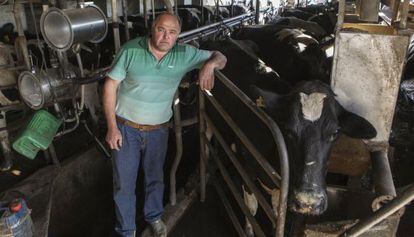 Miguel Cappucci, dueño de una lechería en la provincia de Buenos Aires